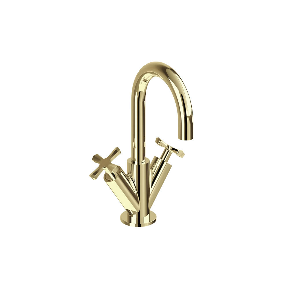 Riviera Mono Basin Mixer Gold